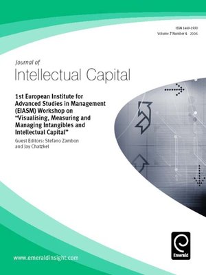 cover image of Journal of Intellectual Capital, Volume 7, Issue 4